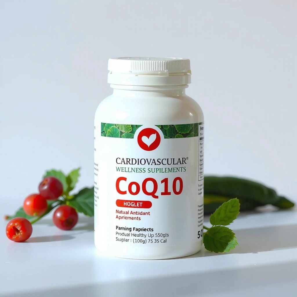 CoQ10 antioxidant supplement for cardiovascular health